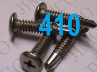 410 Stainless Steel Wafer Head Screws Self Drilling Stainless Steel